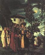 Albrecht Altdorfer The Departure of Saint Florian oil painting reproduction